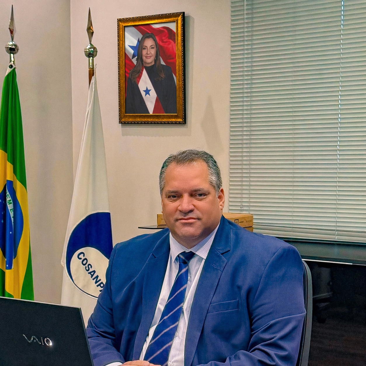 Foto do presidente José Dilson Melo de Souza Júnior